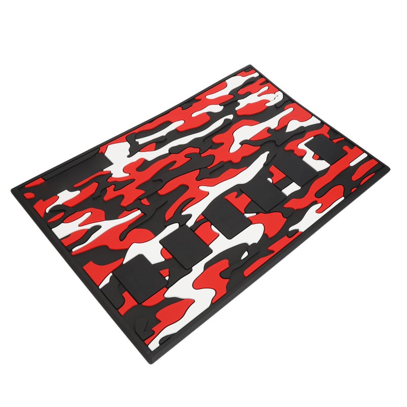 Magnetic Barber Mat:  Premium Silicone Slip-Resistant Pad - Tool Secure Non-Slip Surface for Barbershop Work Station & Salon Station - Image 3