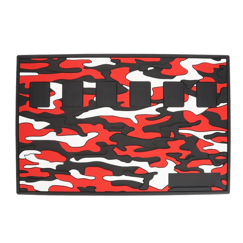 Magnetic Barber Mat:  Premium Silicone Slip-Resistant Pad - Tool Secure Non-Slip Surface for Barbershop Work Station & Salon Station - Image 1