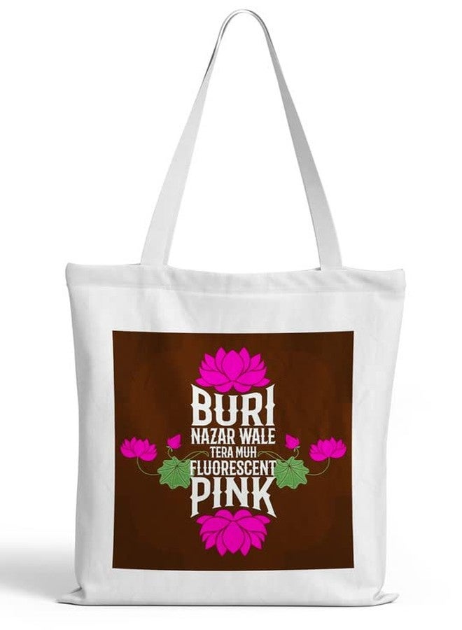 TrendoPrint Women Extra Spacious Cotton Shopping/Grocery Bag, Multi-Purpose Bag, Canvas Bag With 15kgs Capacity Multicolor Tote Bag-TBTP94 - Image 1