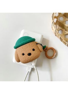 Wireless Bluetooth Headset For Apple Vivo Huawei Oppo Xiaomi Cute Girl 2024 Charging Noise Reduction-Color:Brown Teddy [bluetooth Headset + Charging Case + Charging Cable]