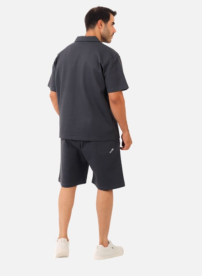 WHITE RABBIT Printed Grey Cotton Men Pajama - Image 3