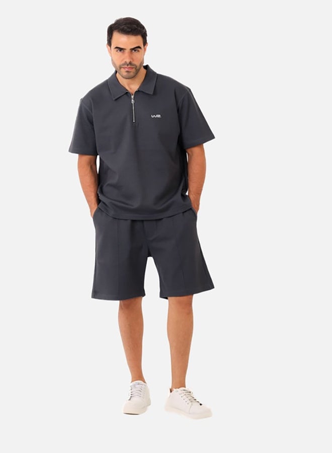 WHITE RABBIT Printed Grey Cotton Men Pajama - Image 5