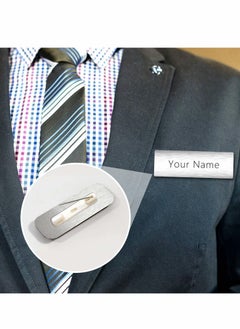 Y&D 22mm Safety Bar Pins, 100 Pcs Large Pins for Name Tag with Adhesive  - Image 2