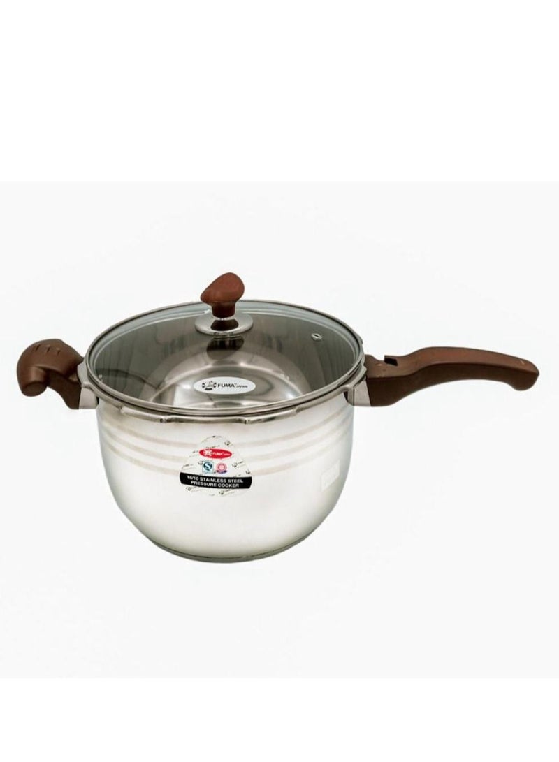 FUMA 5Liters FUMA JAPAN PRESSURE COOKER 5 LTR Silver - Image 3