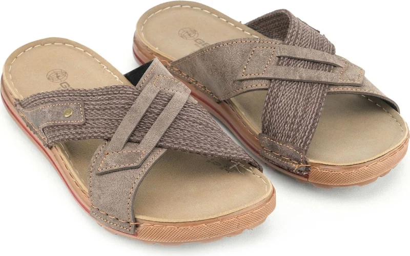 Gezer Summer Men's Artificial Leather Casual Slippers