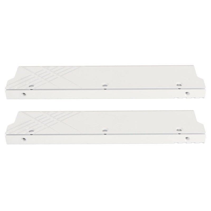 White DDR5 Memory Cooler Efficient Aluminium Alloy Heatsink For Quick Heat Dissipation PC Build - Image 4