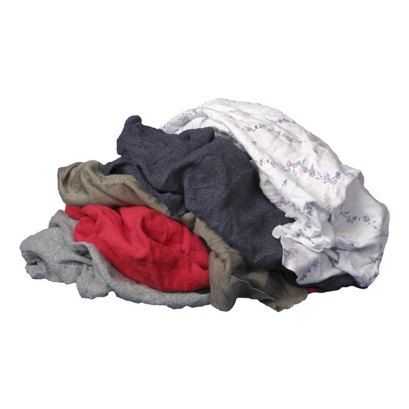 Buffalo Industries 10087PB Recycled Multicolored TShirt Cloth Rags 8 lb bag AllPurpose Rag for Cleaning Paint Spills and Cleanup Staining Polishing Dusting Made from Recycled Materials - Image 2