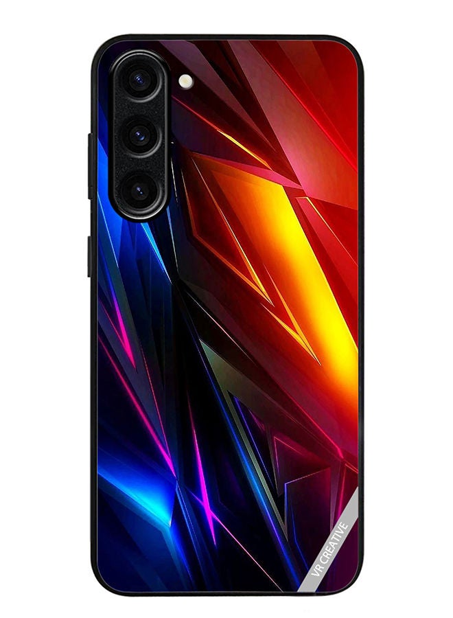 VR CREATIVE غطاء حماية لجهاز سامسونج جالاكسي S23 بلس بتصميم متعدد الألوان - Image 1