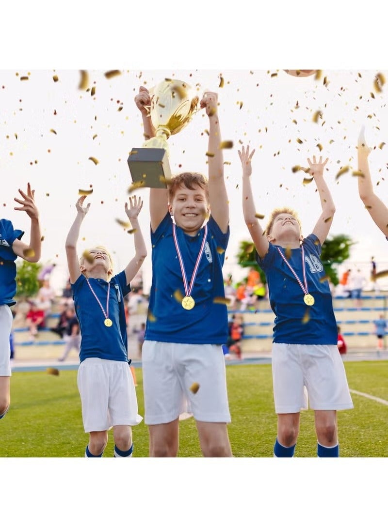 36 Pcs Award Medals Winner,Plastic Gold Medals Silver Medals and Bronze Medals for Kids Sports Award,Games Competition,Talent Show,Spelling Bee,Gymnastic Party Favors and Decorations - Image 2