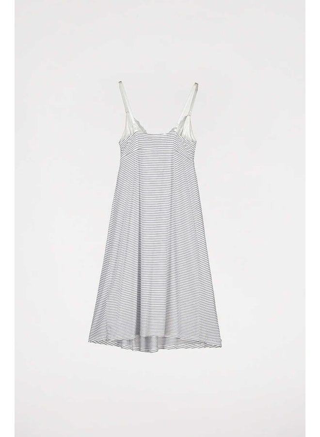 women'secret Striped print strappy maternity nightgown - Image 2