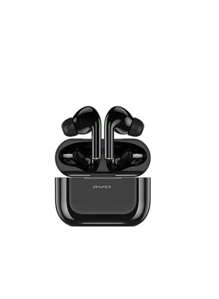AWEI T29 True Wireless Bluetooth Earphones with Mic and Charging Case - Image 1