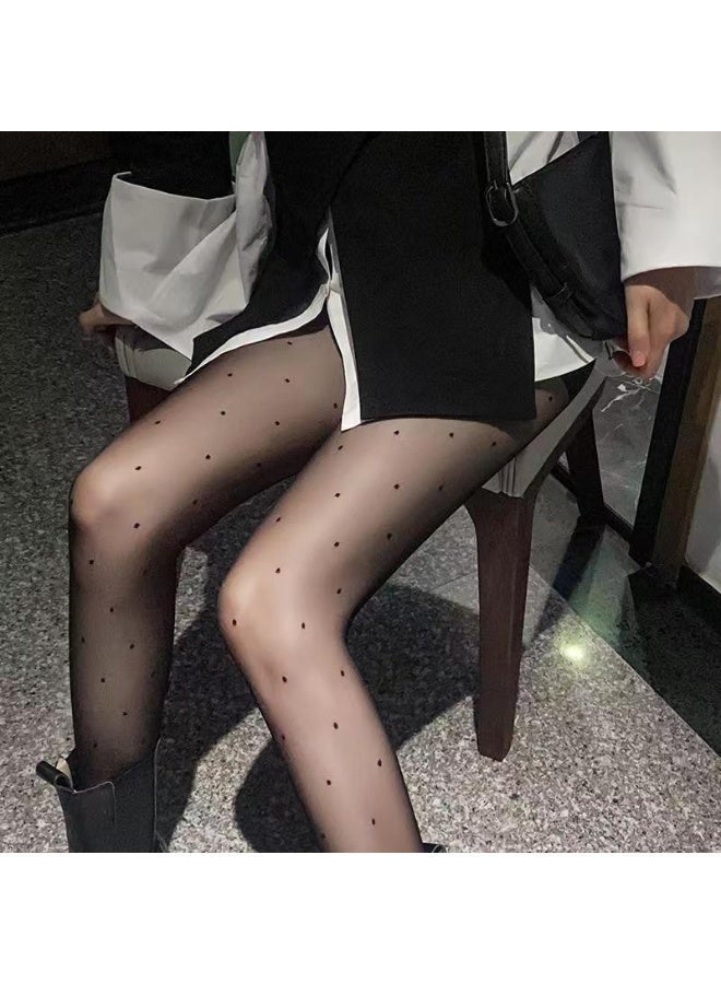 جوارب النقاط النسائية – 0D فائقة النعومة وقابلة للتنفس جوارب يومية جوارب حذاء - Image 1
