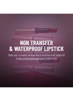 Nontransfer Waterproof Lipstick With Jojoba Seed Oil ; Matte Finish ; Longlasting ; Highly Pigmented ; Shade Loud Pink 3Gm - pzsku/Z90E3239EAEAC413B127DZ/45/_/1696390008/29c2a1b6-06c1-43dc-82fb-731426eabb10