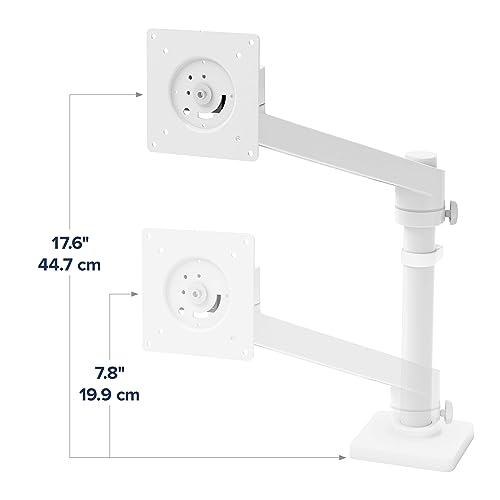 Ergotron – NX Single Monitor Arm, VESA Desk Mount – for Monitors Up to 34 Inches, 0 to 18 lbs – White - Image 4