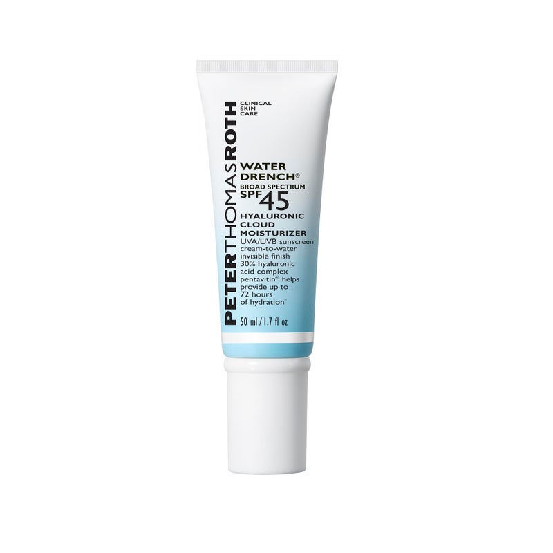 Peter Thomas Roth | Water DrenchÂ® Broad Spectrum SPF 45 Hyaluronic Cloud Moisturizer | SPF Moisturizer For Face, Lightweight Sunscreen For Face - Image 1