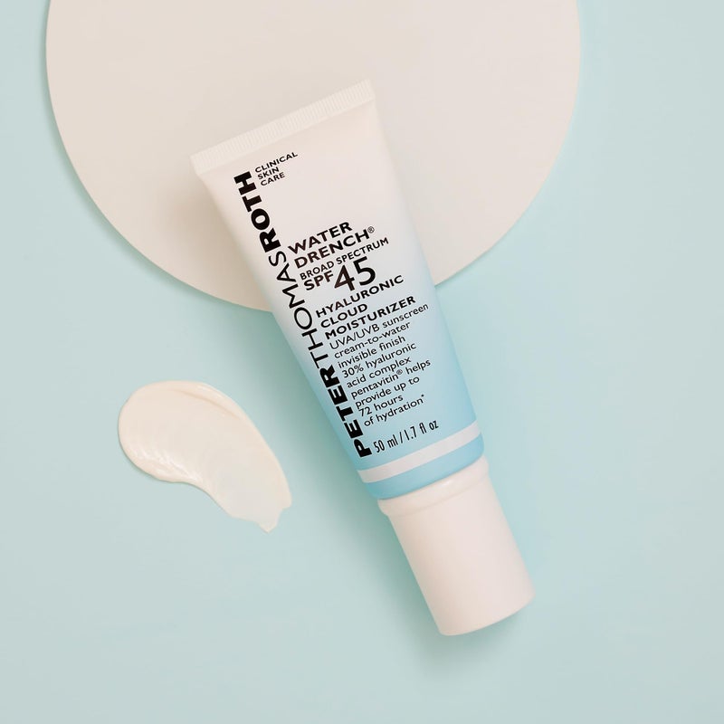 Peter Thomas Roth | Water DrenchÂ® Broad Spectrum SPF 45 Hyaluronic Cloud Moisturizer | SPF Moisturizer For Face, Lightweight Sunscreen For Face - Image 2