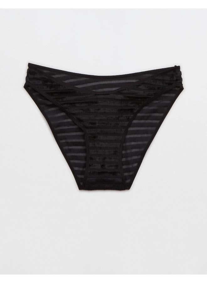 Aerie Striped High Leg Bikini Bottom  - Image 2