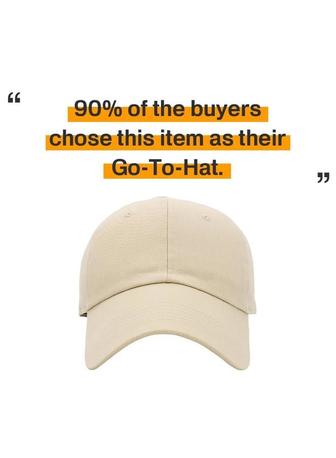 KBETHOS Original Classic Low Profile Cotton Hat Men Women Baseball Cap Dad Hat Adjustable Unconstructed Plain Cap - Image 5
