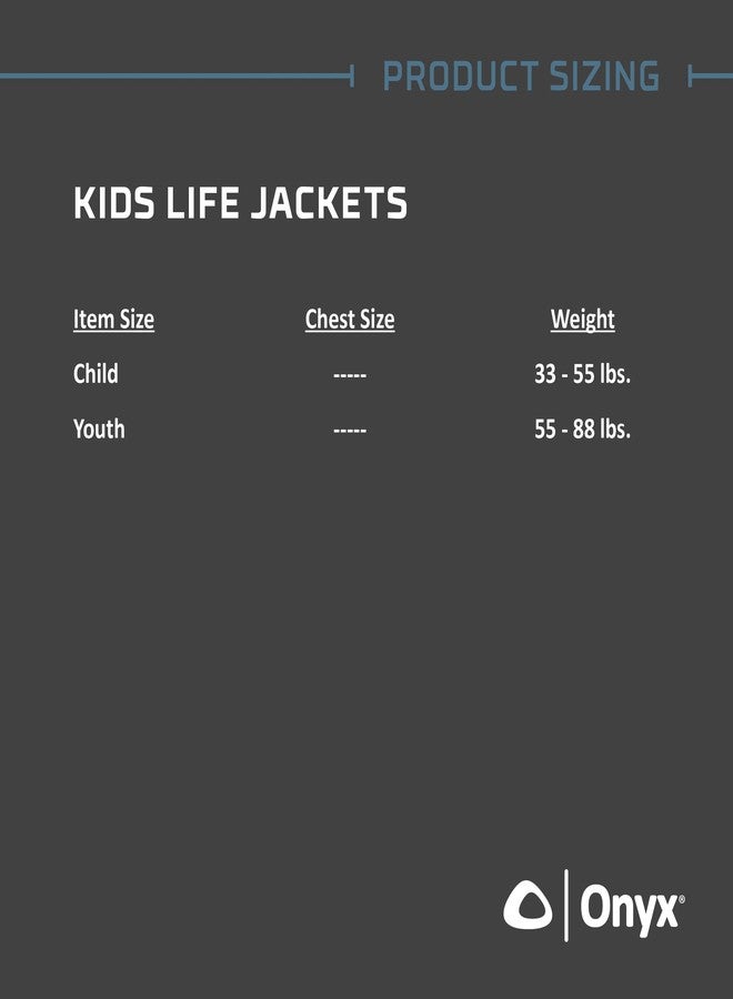 Onyx General Purpose Life Jacket, Youth, Red - Image 3