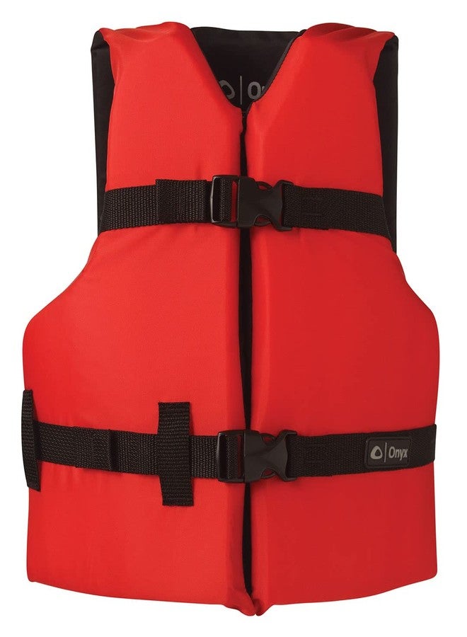 Onyx General Purpose Life Jacket, Youth, Red - Image 1