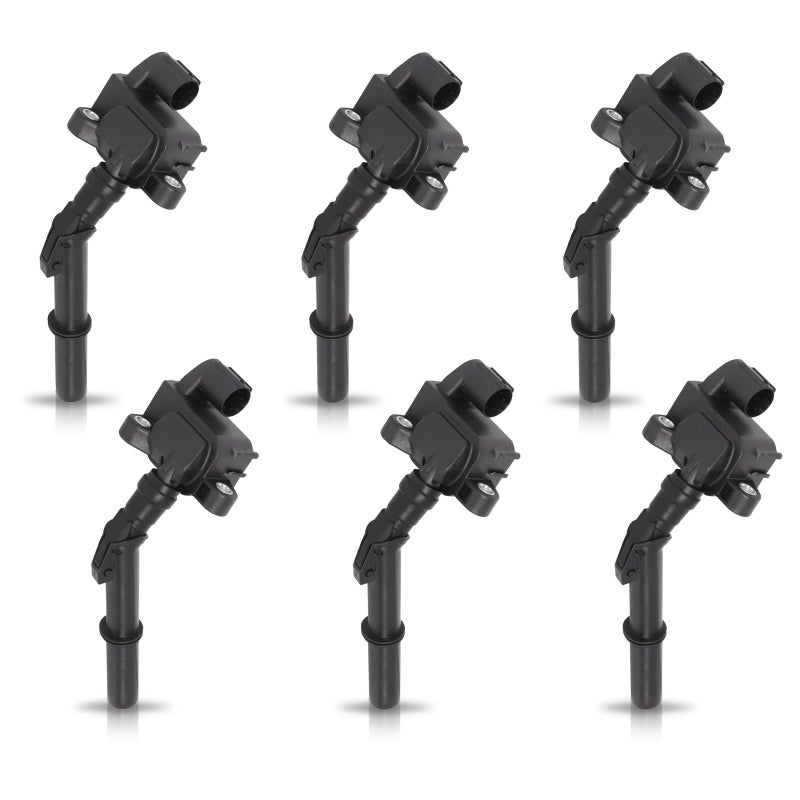ENA Ignition Coil Pack Set of 6 Compatible with Mercedes Benz C300 CL550 C350 E300 E350 E400 GL450 R350 SLK350 CLS550 GLS550 CL63 GLE63 SLK350 SLK55 AMG V6 V8 35 47 55 Replacement for UF733 UF741
