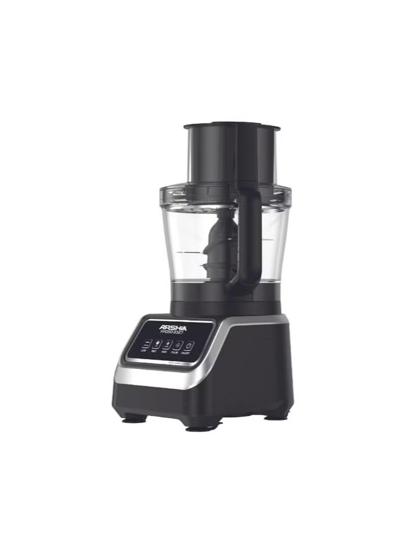 Arshia 10 in 1 Food Processor 1000 Watt FP050-3327 Black - Image 4