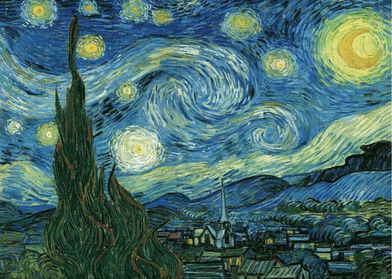 Eurographics Puzzle 1000 Starry Night By Vincent Van Gogh
