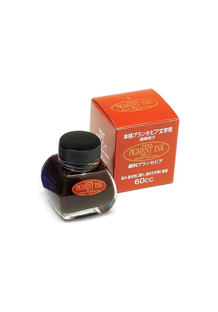 Platinum Ultra Pigment Ink - Sepia Color, 60ml Bottle - Image 2