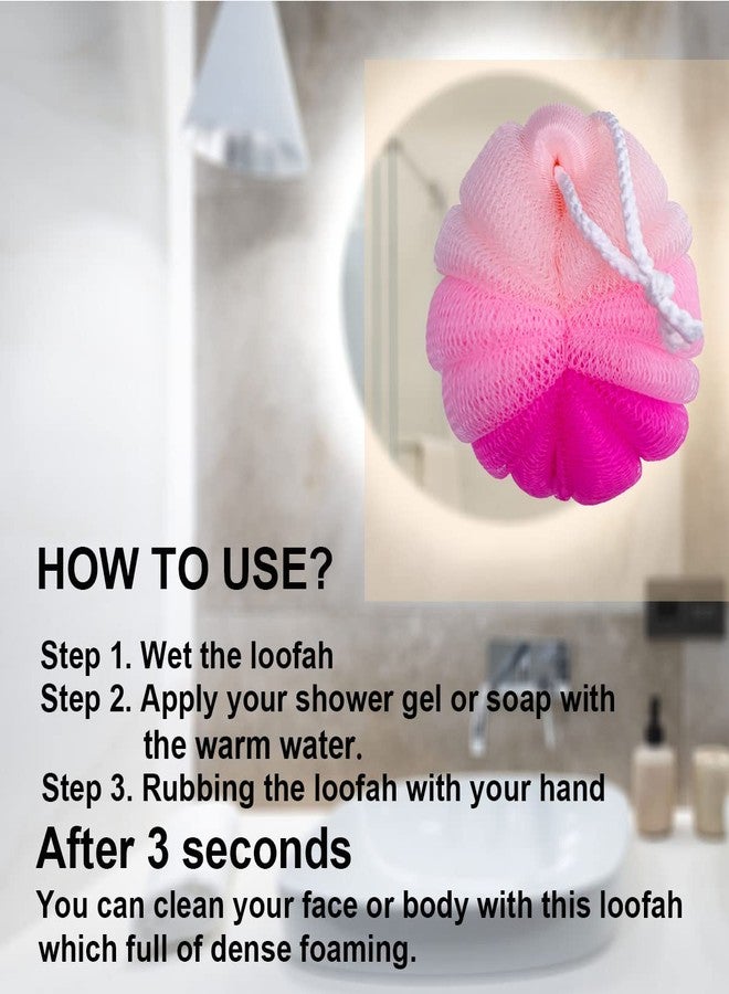 بي بي هاو بيسيك بي بي إتش إيه أو - ليفة استحمام - إسفنجة ليفة - 100 غرام (حجم كبير جدًا) - إسفنجة استحمام - ليفة استحمام لتقشير الظهر - ليفة استحمام للرجال والنساء - عبوة من 4 قطع - Image 3