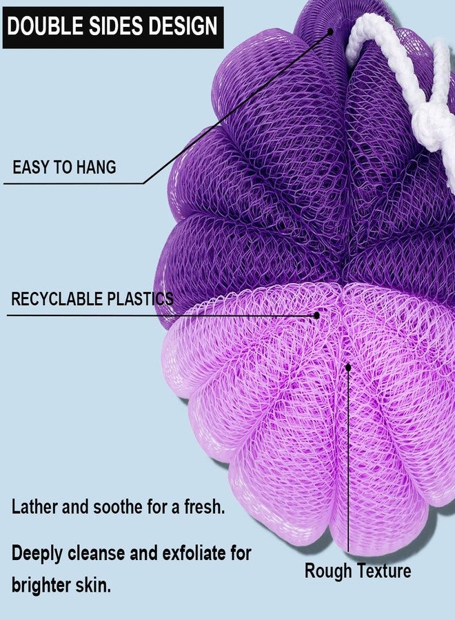 بي بي هاو بيسيك بي بي إتش إيه أو - ليفة استحمام - إسفنجة ليفة - 100 غرام (حجم كبير جدًا) - إسفنجة استحمام - ليفة استحمام لتقشير الظهر - ليفة استحمام للرجال والنساء - عبوة من 4 قطع - Image 5