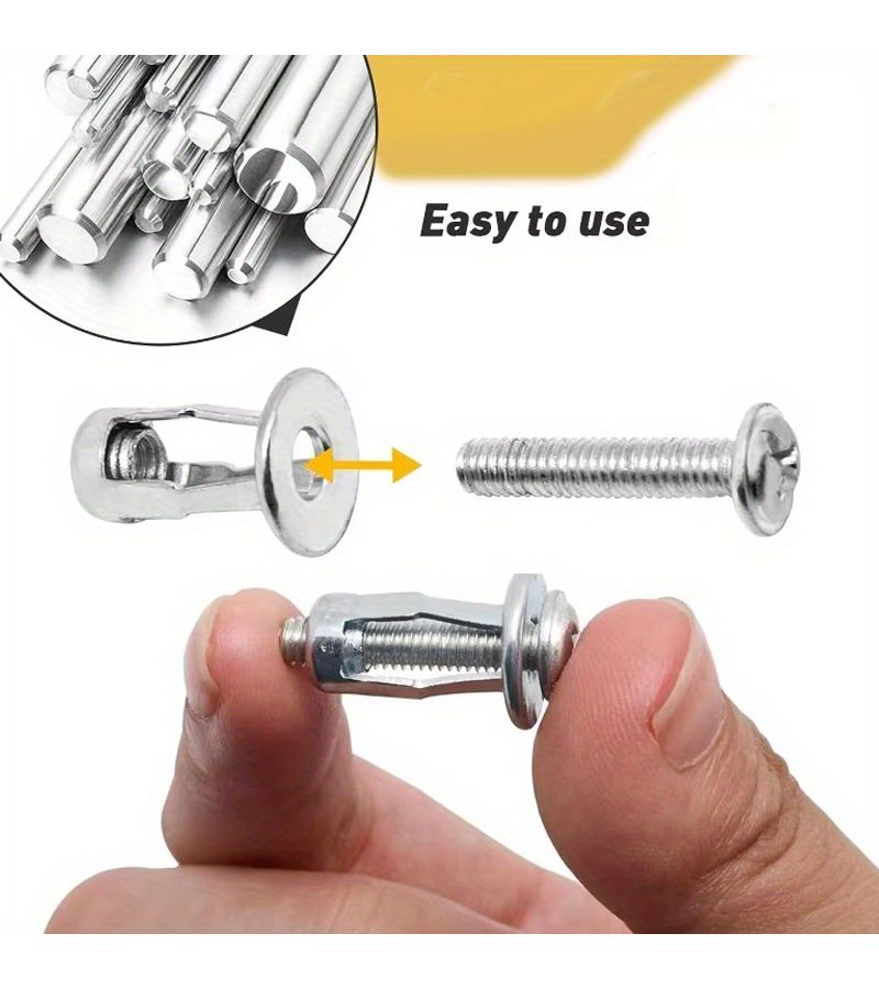 20 Sets Per Pack Expansion Screws Including Nuts And Bolts Hardware Fasteners - Image 4