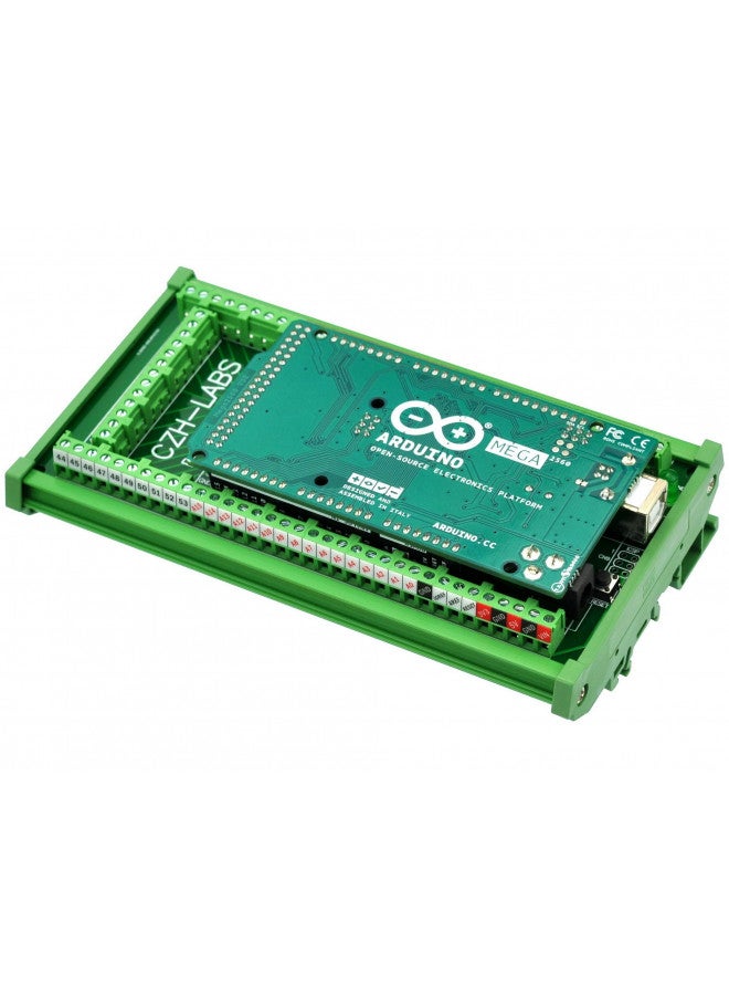 Electronics-Salon DIN Rail Mount Screw Terminal Block Adapter Module, for Arduino MEGA-2560 R3.