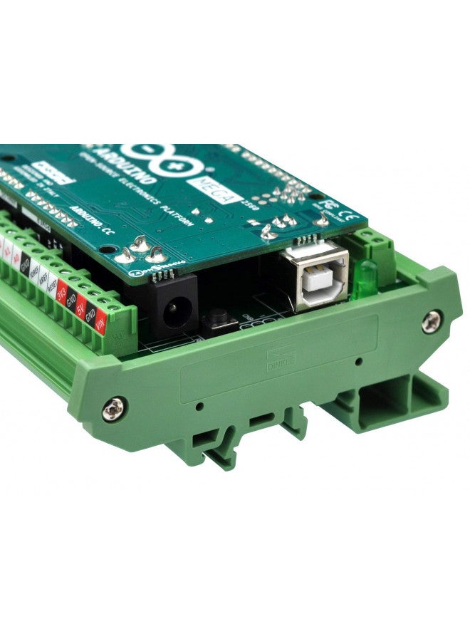 Electronics-Salon DIN Rail Mount Screw Terminal Block Adapter Module, for Arduino MEGA-2560 R3.