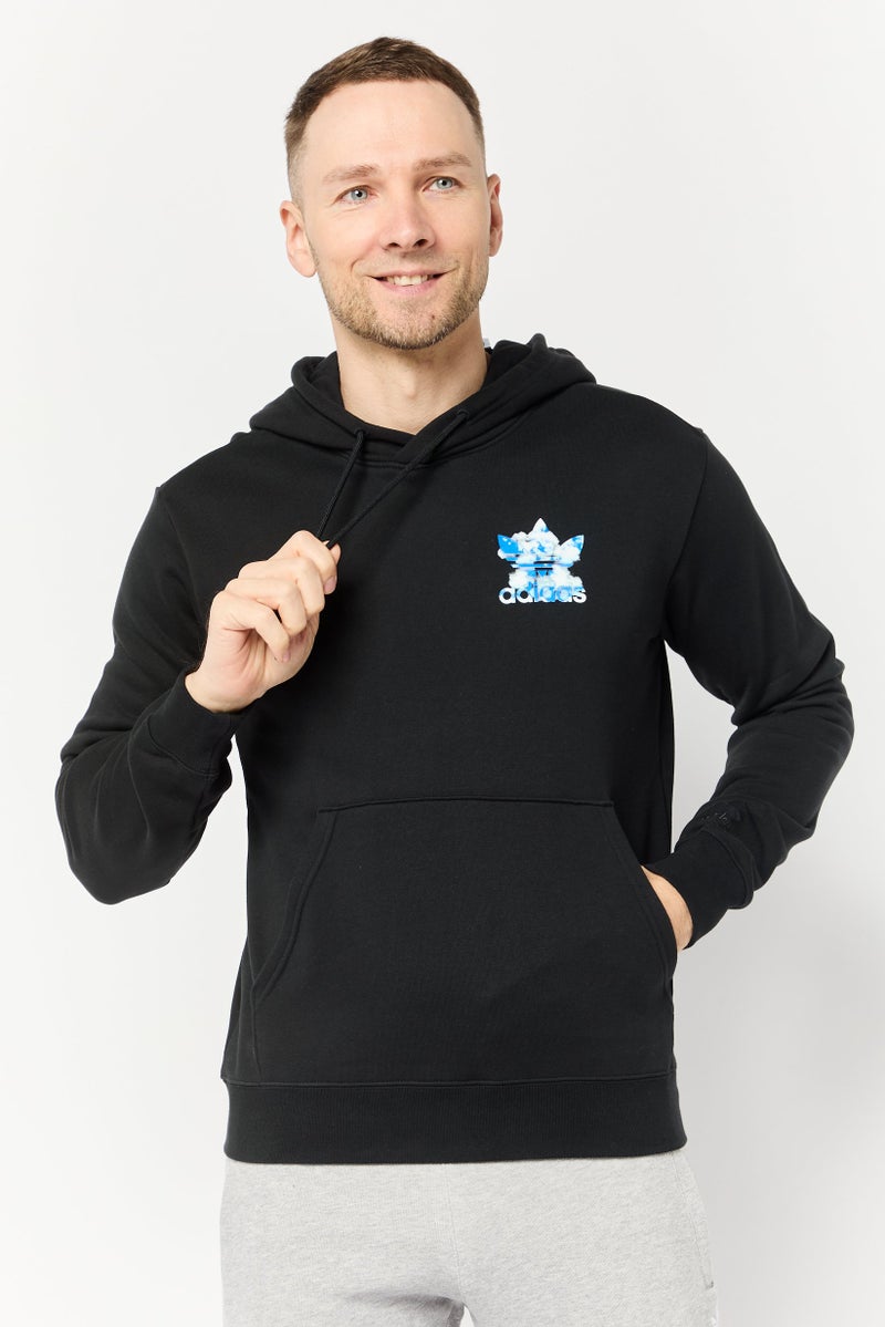 adidas Originals Men Sportswear Fit Long Sleeves Training Hoodies, Black  - Image 1