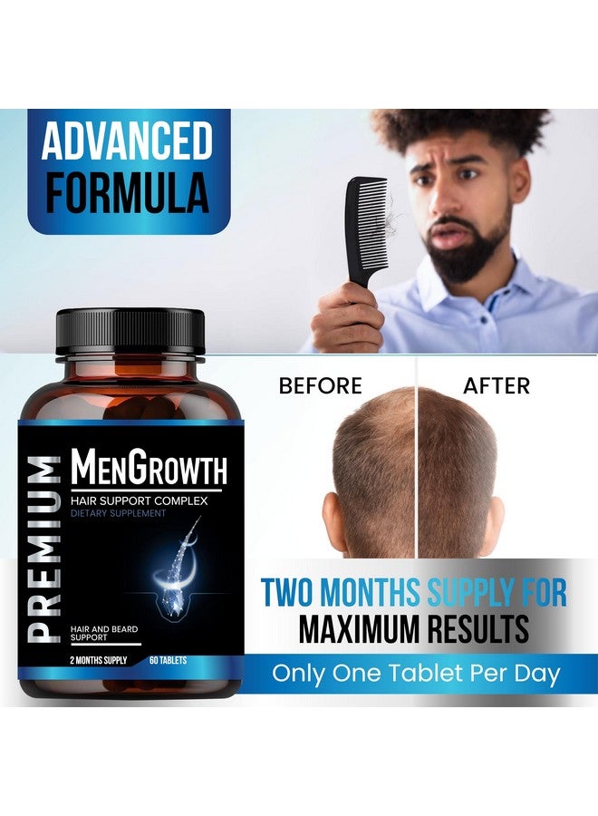 NutraPro Mens Hair Growth-Hair Vitamins For Men. Anti Hair Loss Supplement, Regrow Hair & Beard Growth Pills With Dht Blocker For Thinning Hair & Hair Thickening With Biotin & Saw Palmetto.Thicker Fuller Hair - Image 3