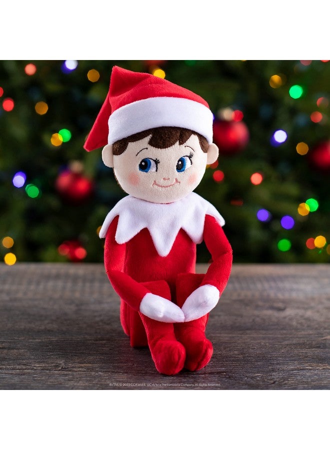 The Elf on the Shelf Plushee Pals - 17-inch The Elf on the Shelf Scout Elf Plush Toys Blue Eyed Boy- Huggable and Lovable Stuffed Elf Plush