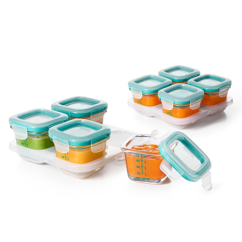 OXO Tot 8pc Glass Baby Block Set - Image 1