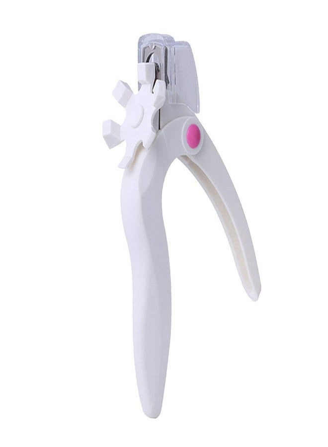 Acxico 1Pcs White Nail Art Nail Edge Clipper Cutter Acrylic Gel False Tips Manicure Tool - Image 1