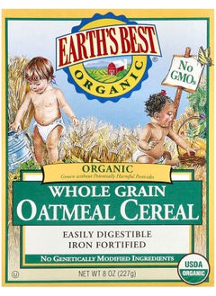 Earth's Best Organic Whole Grain Oatmeal Cereal 8 oz (227 g) 