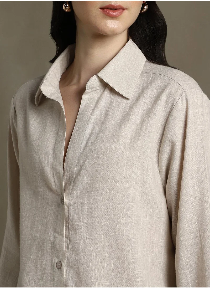 Dennis Lingo Beige Shirt For Men For Women
