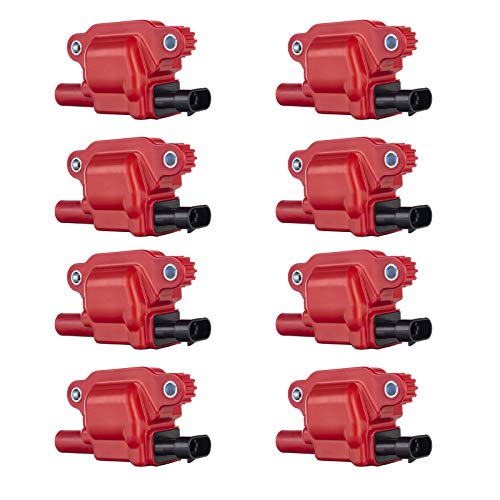 TRQ Ignition Coil Set Compatible with 16-22 Cadillac 14-21 Chevrolet 14-20 GMC - Image 1
