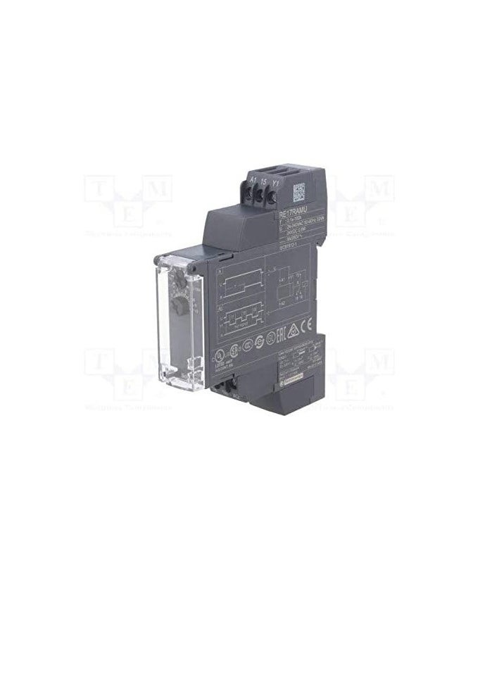 Schneider Electric - ON-DELAY TIMER W/CONTROL SIGNAL 240V 8AMP - RE17RAMU - Image 1