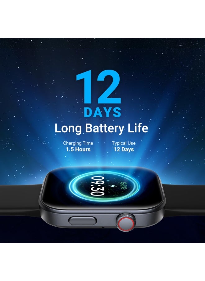 ibsun - 1.99"AMOLED Smart Watch with Answer/Make Calls, 3ATM Waterproof/Heart Rate/blood pressure/Sleep Tracker - Image 1