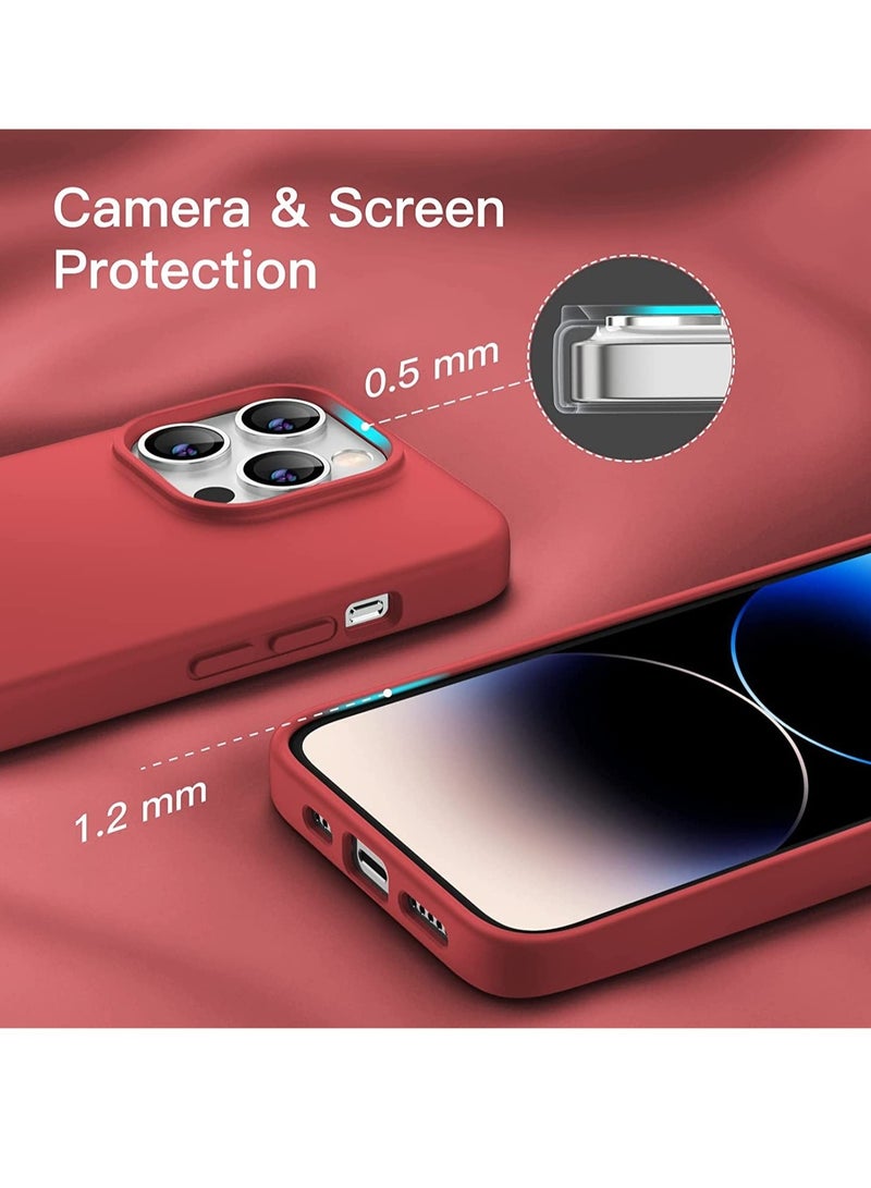 Silicone Case for iPhone 14 Pro Max 6.7-inch, Silky-Soft Touch Full-Body Protective Phone Case - Image 2