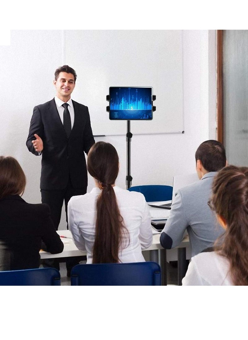 iPad Tripod Mount Tablet Holder Stand, 360 Adjustable Cradle Bracket Tripod Mount for Apple iPad Pro 12.9, iPad Pro 11, iPad Pro 10.5, iPad Pro 9.7, iPad Air 10.9 - Image 3