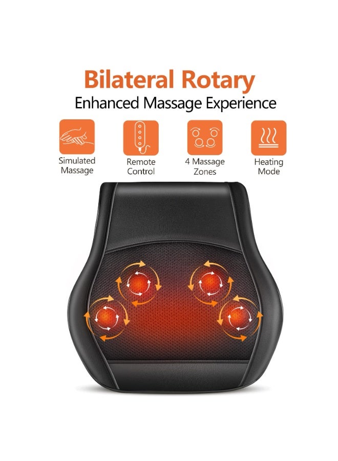 ASIV Neck and back massager, used to relieve pain in deep tissues and heat. Finger pressure shoulder massager with bidirectional rotation of the head, neck, back, shoulders and legs, a gift for mom and dad  - Image 2