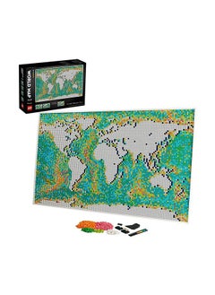 11,695 Pieces Lego Art World Map 31203 Building Kit