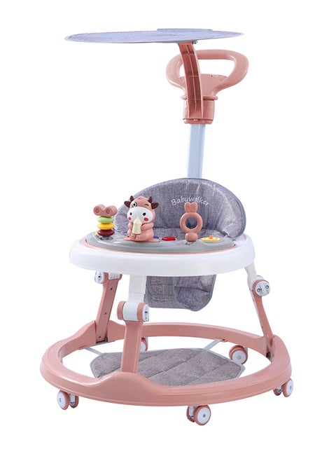 Multifunctional Baby Anti-O-Shaped Leg Push Walker With Foot Pedals