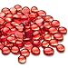 Meschett 50PCS Mini Glass GemsRed Mancala Stones Flat Bottom Marble Beads for Home Decorative Art Craft Vase Filler0507 - Image 3