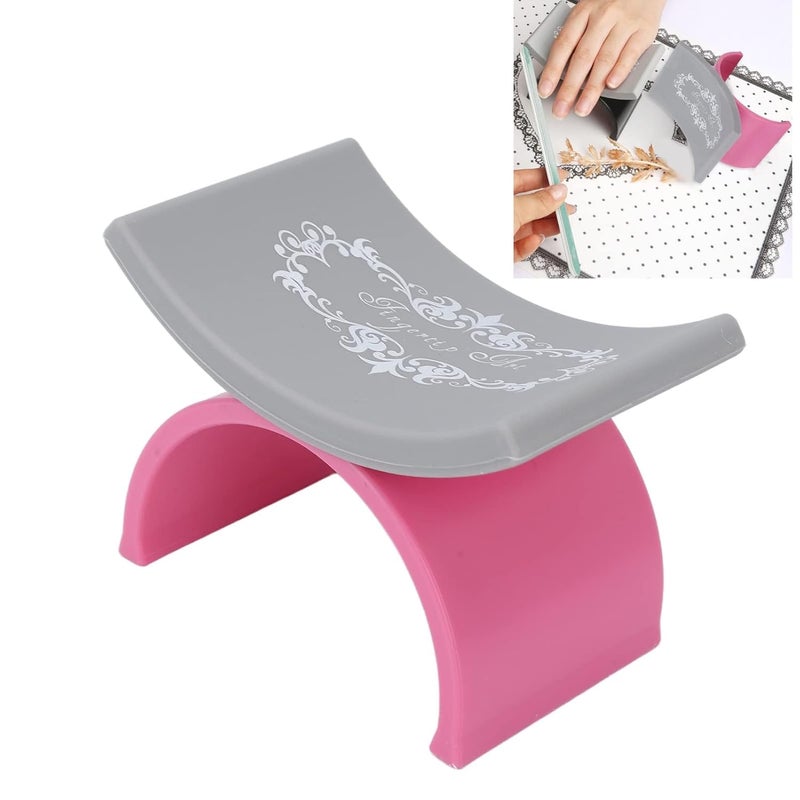 URBAN BOX URBAN BOX Nail Arm Rest Cushion Table Manicure U Shaped Hand Pillow Holder Manicure Hand Rest Soft Silicone Nail Arm Rest Stand for Nails Art DIY for Nails Art Salon Home Use - Image 3